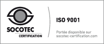Certification SOCOTEC - ISO 9001
