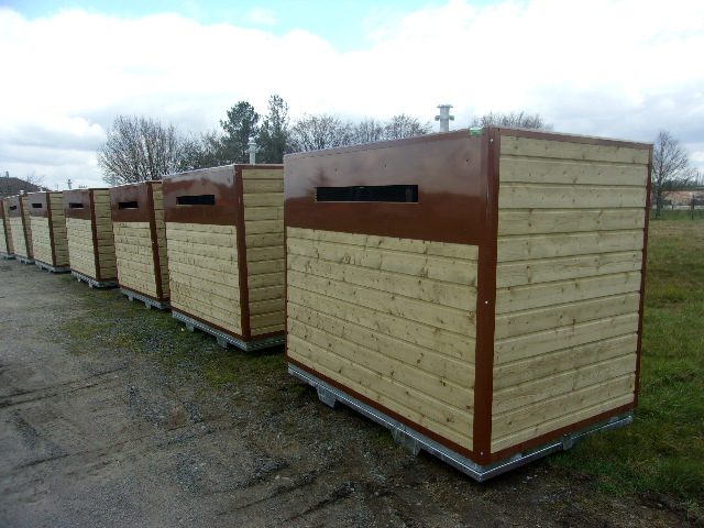 Colonnes carton sans porte